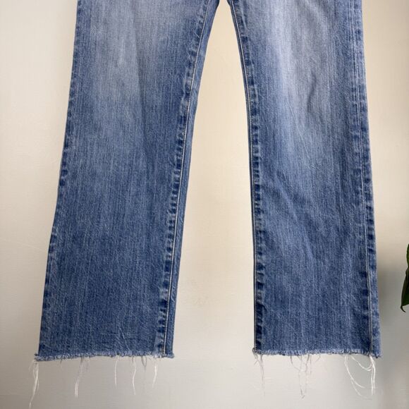 MOUSSY Vintage Jeans Women’s 26 | High Rise Straight Leg Raw Hem Denim - Picture 3 of 12